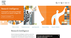 Desktop Screenshot of academicexecutives.elsevier.com