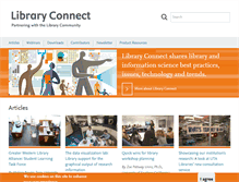 Tablet Screenshot of libraryconnect.elsevier.com