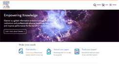 Desktop Screenshot of elsevier.com